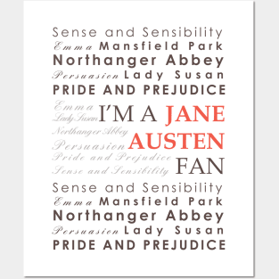 I'm a Jane Austen Fan Posters and Art